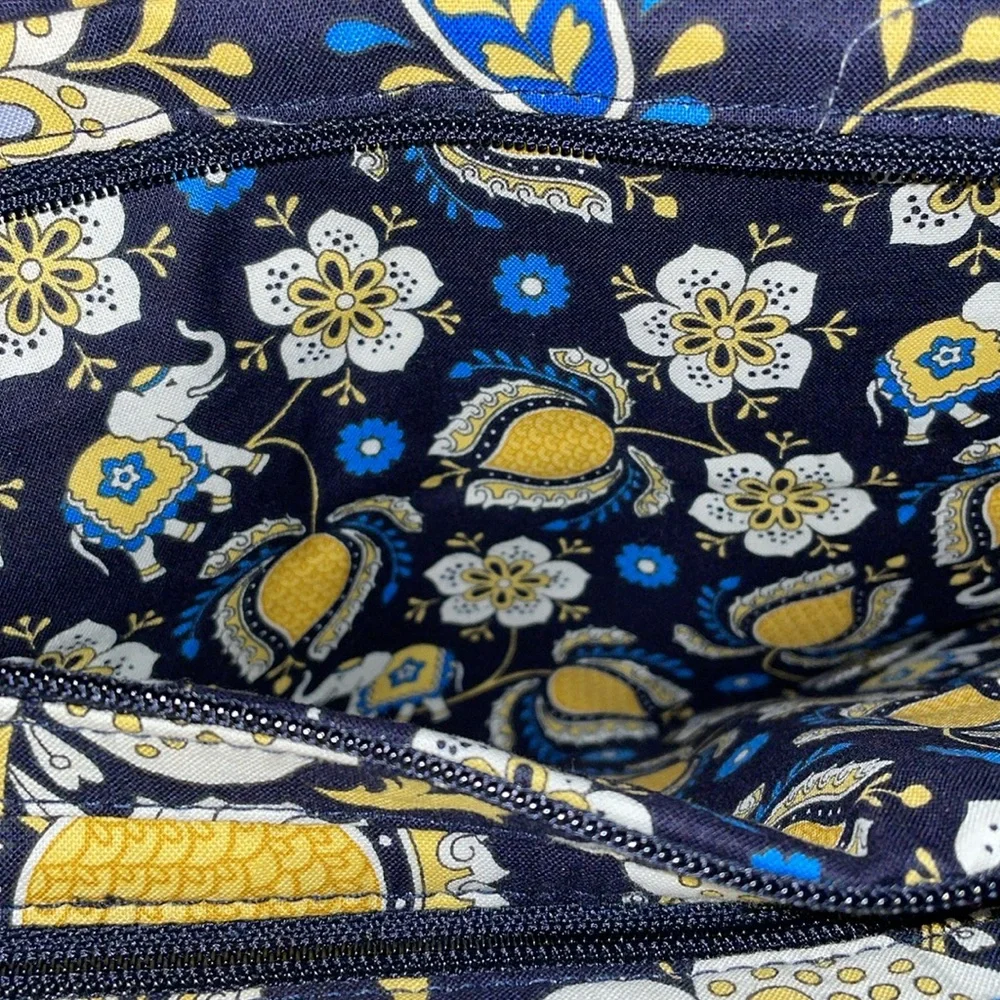 Vera Bradley Ellie Whitney Elephant Shoulder Bag 💙💛 - Picture 10 of 13